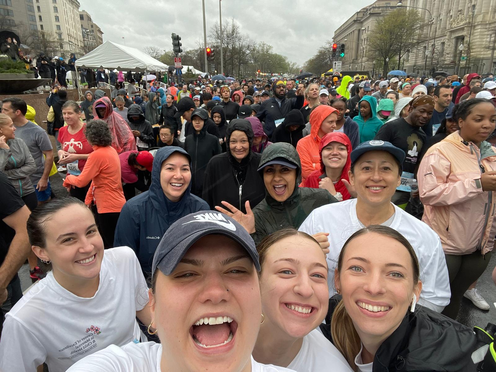 Students at the 5K