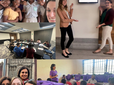 Students and professors in Ghana and Mexico