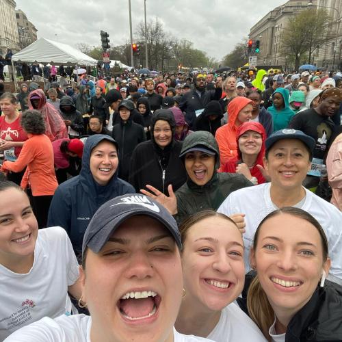 Students at the 5K