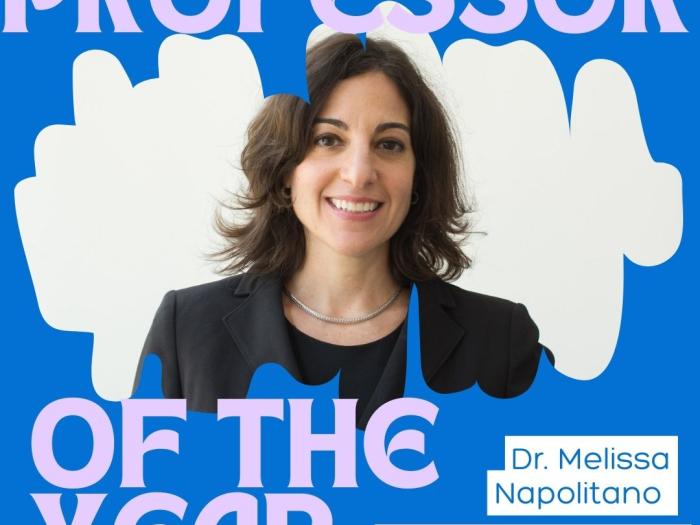 Dr. N honored as professor of the year